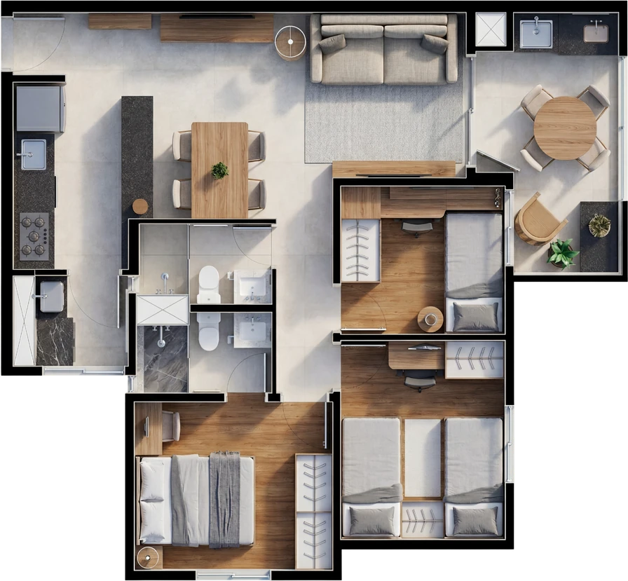 Planta baixa humanizada